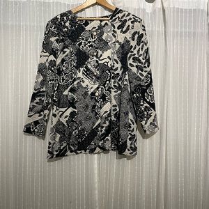 90’s vintage oversized button up long sleeve